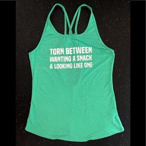 CVG discontinued open back tank top
